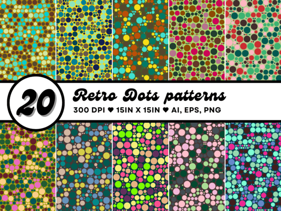 20 Retro Dots Patterns: A Comprehensive Evaluation for Designers