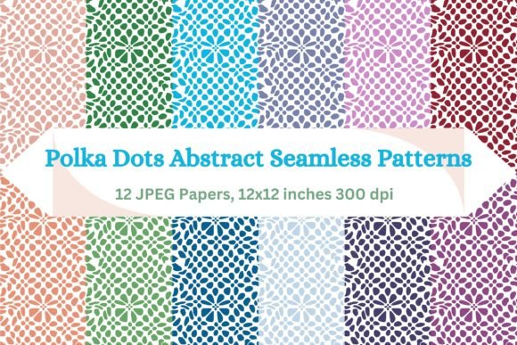 Elevating Creative Projects with Polka Dots Abstract Seamless Patterns