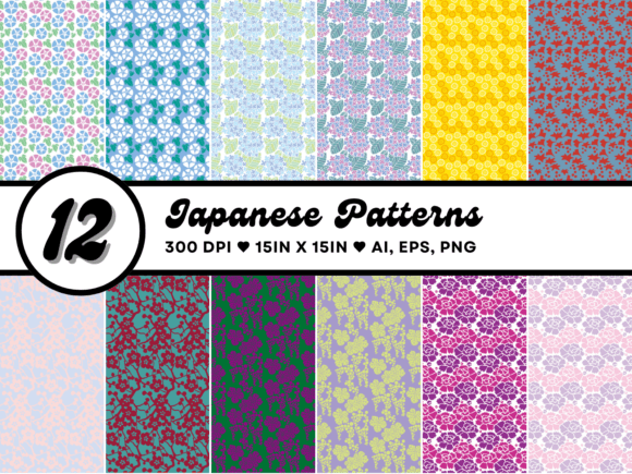 JAPANESE PATTERNS Collection: A Practical Evaluation of Traditional Design Assets