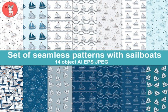 Marine-Inspired Design: Integrating Sailboat Seamless Patterns into Creative Projects