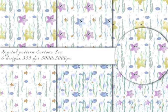 Patterns Cartoon Sea: Bringing Playful Ocean Vibes to Your Next Creative Project