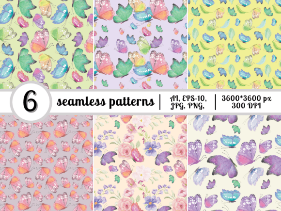 Patterns in Colorful Butterflies: A Versatile Resource for Creative Projects
