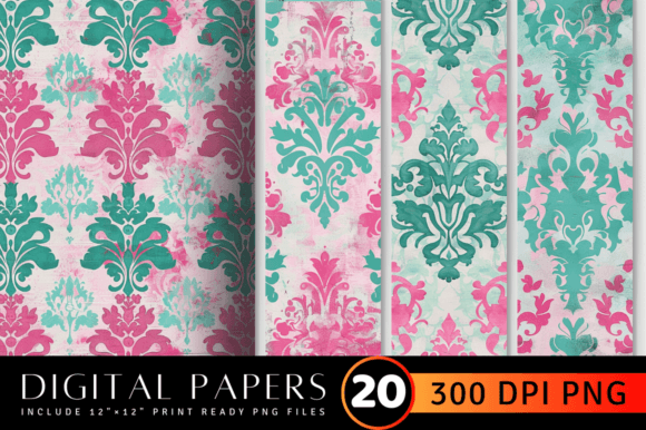 Pink Teal Damask Patterns: A Strategic Asset for Modern Digital Workflows