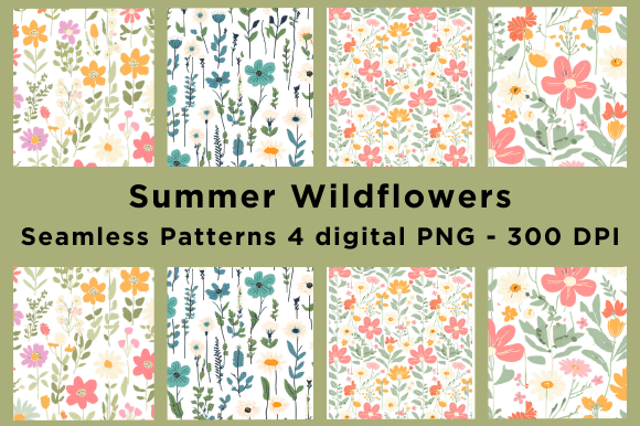 Summer Wildflowers Seamless Patterns: A Practical Evaluation for Creators